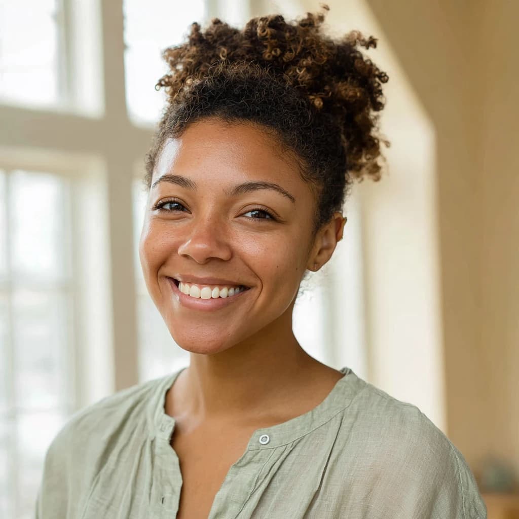 Portrait of a midwife